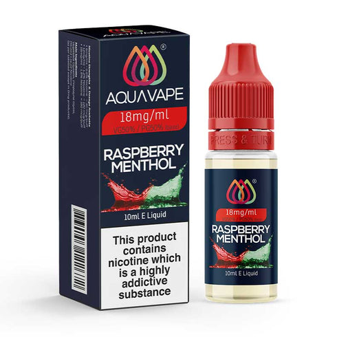 Aqua Vape Raspberry Menthol 18mg/10ml