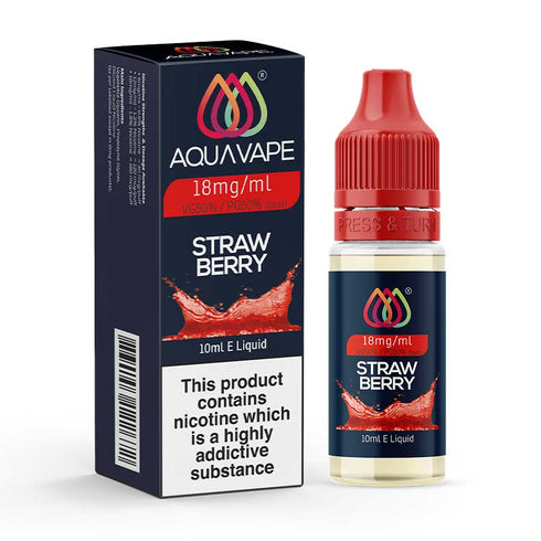 AquaVape Strawberry Delight E-Liquid 18mg