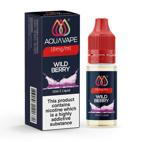 AquaVape Wild Berry E-Liquid 18mg