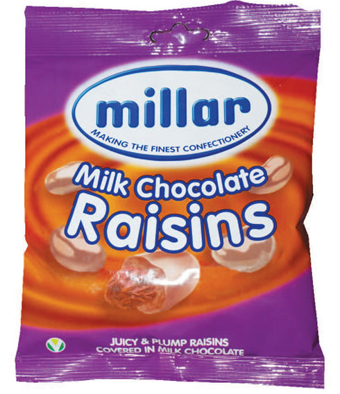 Millar Milk Chocolate Raisins 170g
