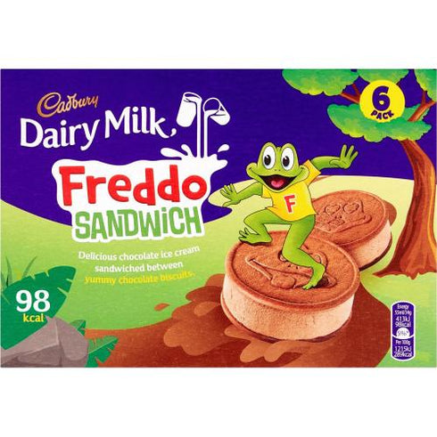 Cadbury Dairy Milk Freddo Ice Cream Sandwich 6 x 55ml