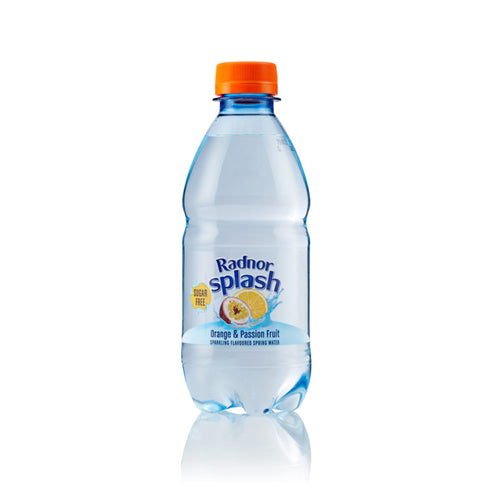 Radnor Splash Orange & Passion Fruit Sugar Free Sparkling Flavoured Water 330ml