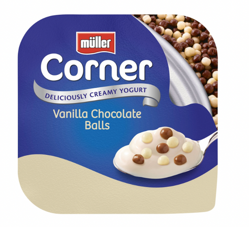Müller Corner Vanilla Chocolate Balls 2 x 124g (248g)