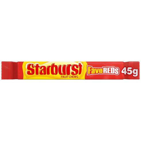 Starburst Fave Reds Fruit Chews Sweets 45g