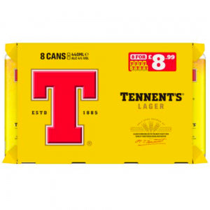 Tennent's Lager Can 8 x 440ml