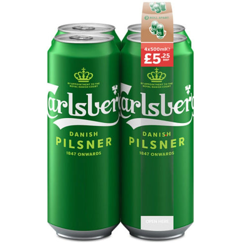 Carlsberg 4 x 500ml