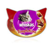 Whiskas Temptation Adult Cat Treat 60g