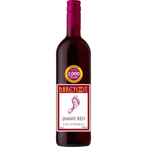 Barefoot Jammy Red 75cl