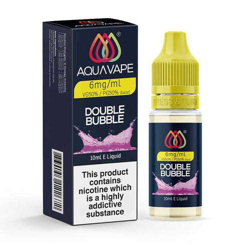 Aquavape Double Bubble E-Liquid 6mg
