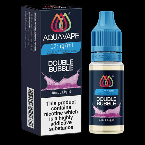 AquaVape Double Bubble E-Liquid 12mg