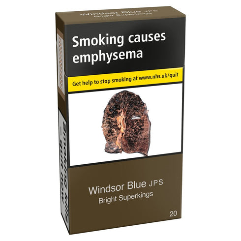 Windsor Blue JPS Bright Superkings 20 Pack