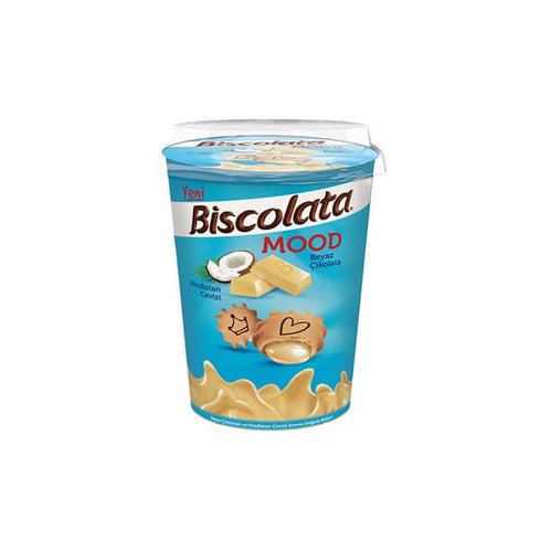 Biscolata White Chocolate And Coconut 125g