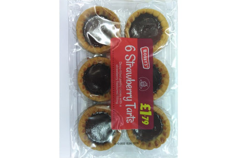Bobbys 6 Strawberry Tarts