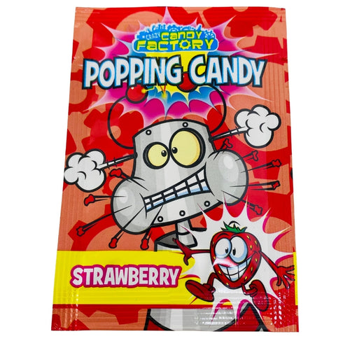 Crazy Candy Factory Popping Candy Strawberry 7g