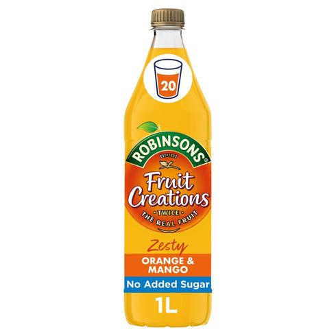 Robinsons Fruit Creations Zesty Orange & Mango 1L