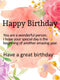 Birthday Card Congratulations