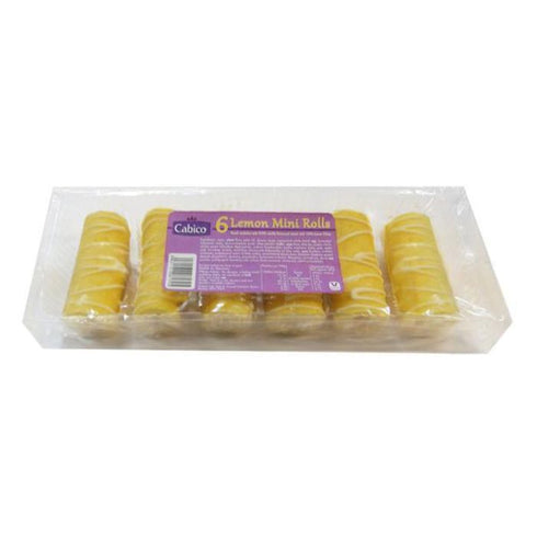 Cabico 6 Lemon Mini Rolls 150g
