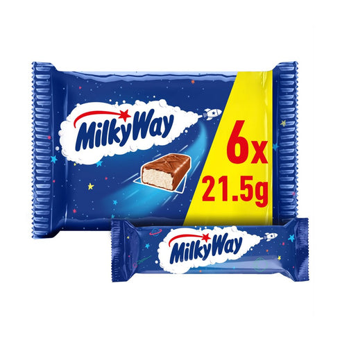 Milky Way Chocolate Bar Multipack 6 x 21.5g