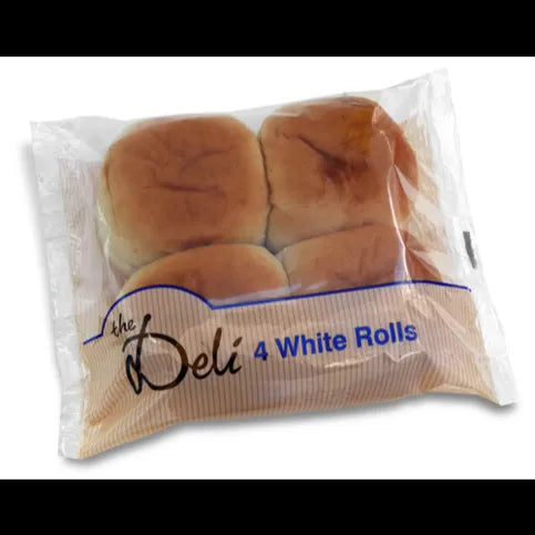The Deli White Rolls 4 Pack