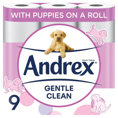 Andrex Gentle Clean 9 Rolls