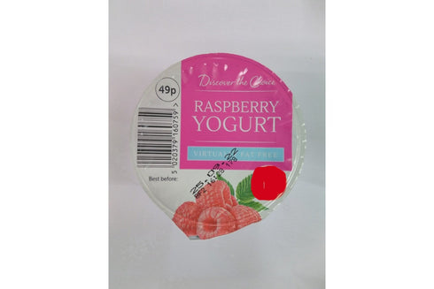 Discover The Choice Fat Free Raspberry Yoghurt 150g