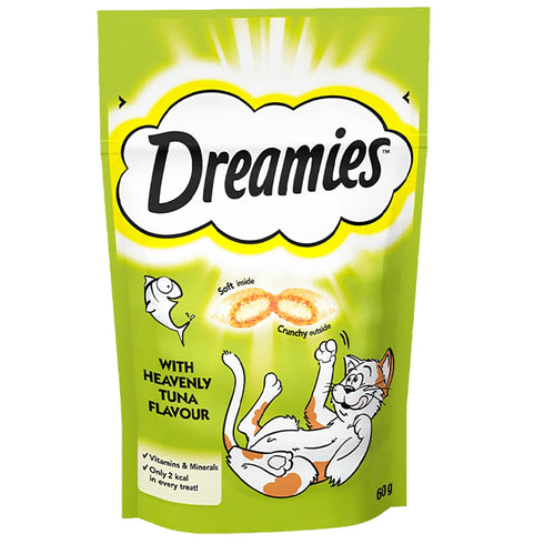 Dreamies Adult 1+ Cat Treats with Tuna 60g