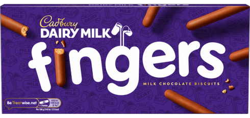Cadbury Dairy Milk Fingers Chocolate Biscuits 114g