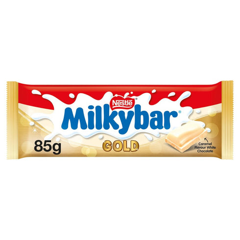Milkybar Gold Caramel Flavour White Chocolate Sharing Bar 85g