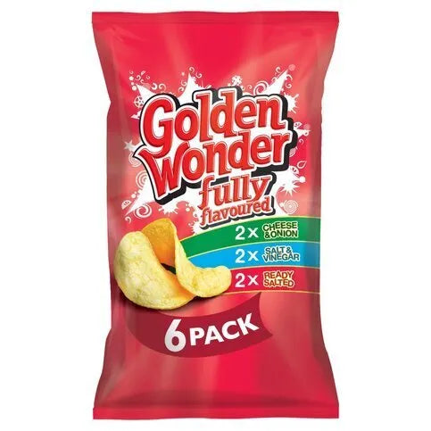 Golden Wonder Assorted 6 Pack