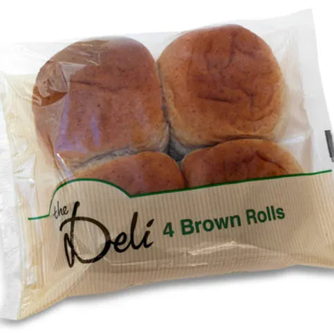 The Deli Brown Rolls 4 Pack