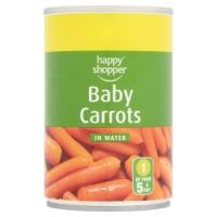 Happy Shopper Baby Carrots In Water 300g