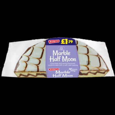 Bobby's Marble Half Moon Cake