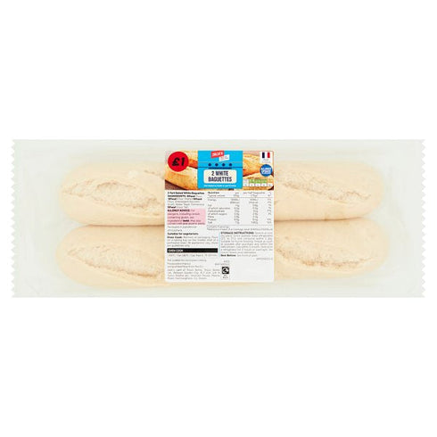 Jacks White Baguttes 2 Pack