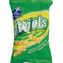 Golden Cross Twirls Cheese & Onion 25g