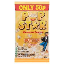Pop Star Popcorn Butter 85g
