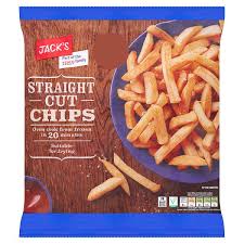 Jacks Straight Cut Oven Chips 500g