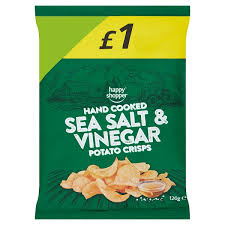 Happy Shopper Hand Cooked Sea Salt & Vinegar Crisps