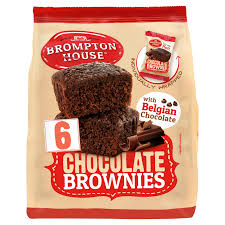 Brompton House Chocolate Brownies 6 x 25g (200g)