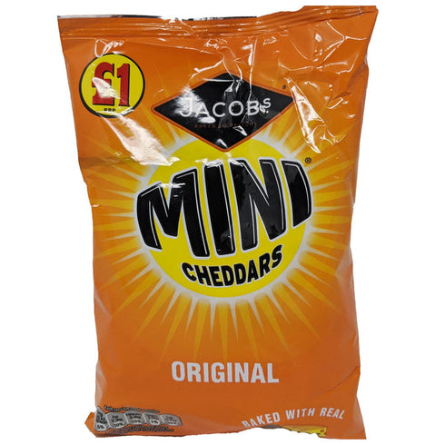 Jacob's Mini Cheddars Original Snacks 90g