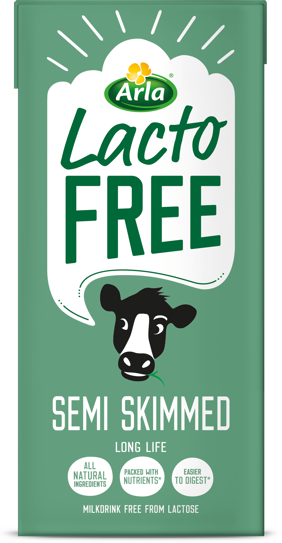 Arla LactoFree Semi Skimmed Long Life Milk Drink 1L