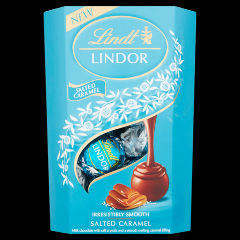 Lindt LINDOR Salted Caramel Chocolate Truffles Box 200g