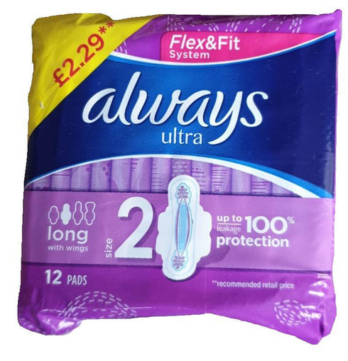 Always Ultra Long 12 Pads