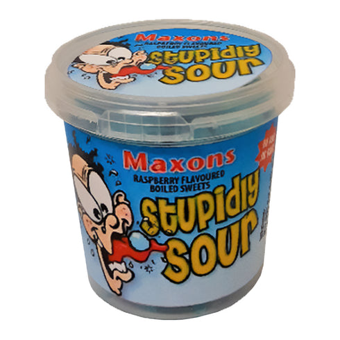 Maxons Blue Raspberry Stupidly Sour 100g