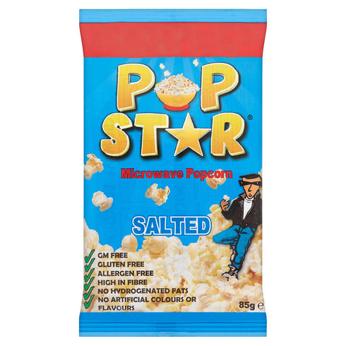 Pop Star Popcorn Salted 85g