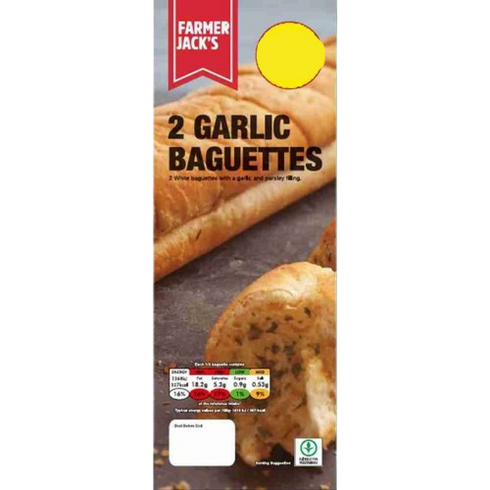 Jack's Garlic Baguettes 2 Pack