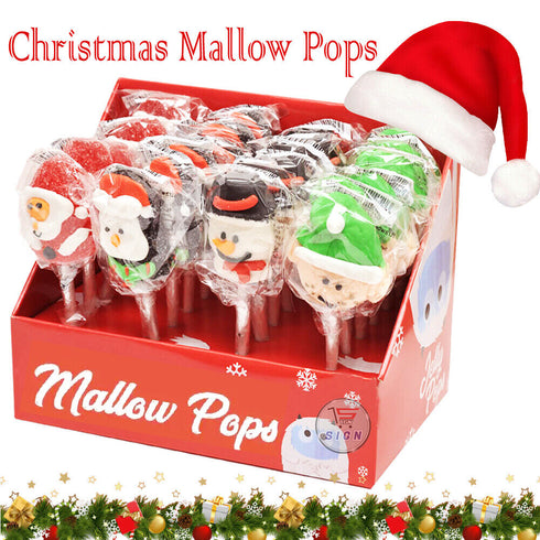 Strawberry Flavour Marshmallow Lollipop 45g
