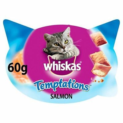 Whiskas Temptations Cat Treats with Salmon 60g