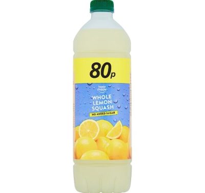 Happy Shopper Whole Lemon Squash 1L