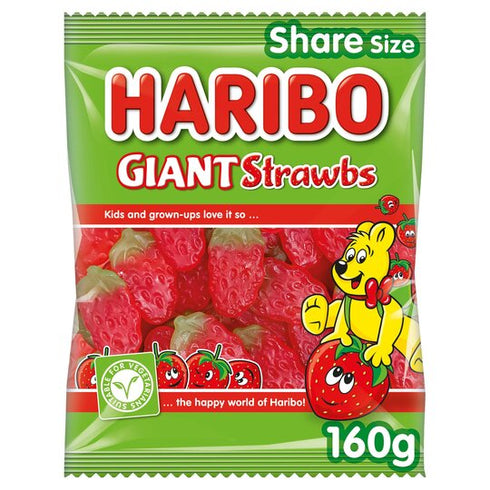 Haribo Giant Strawberries 160g