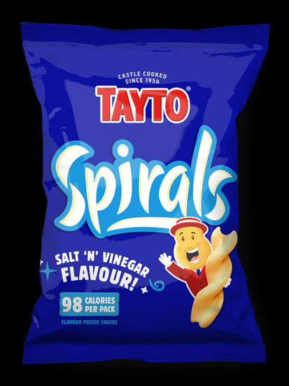 Tayto Salt & Vinegar Spirals 55g